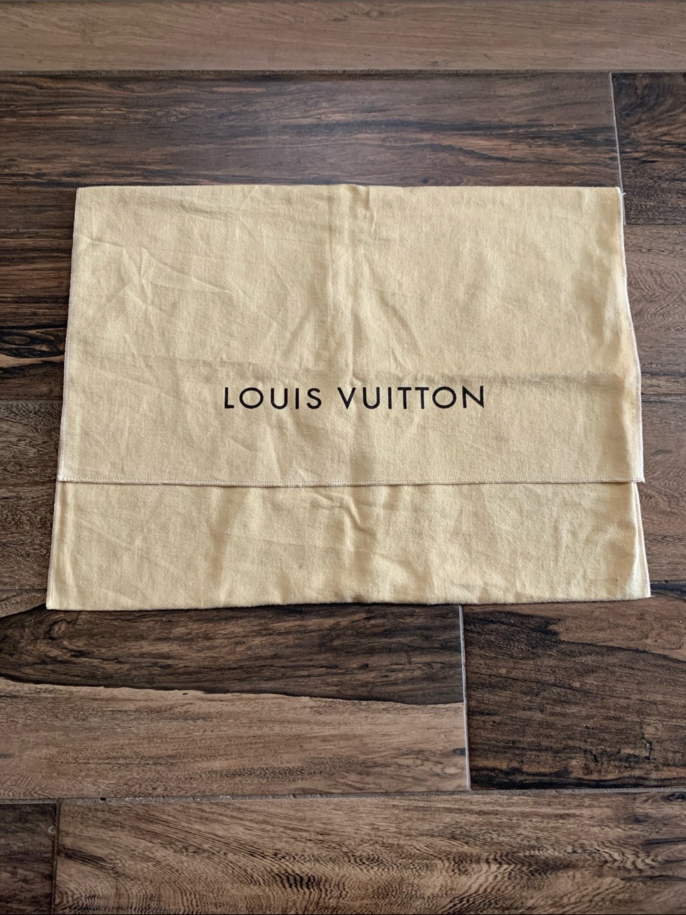 Louis Vuitton Large Tan Brown Front Flap Bag
